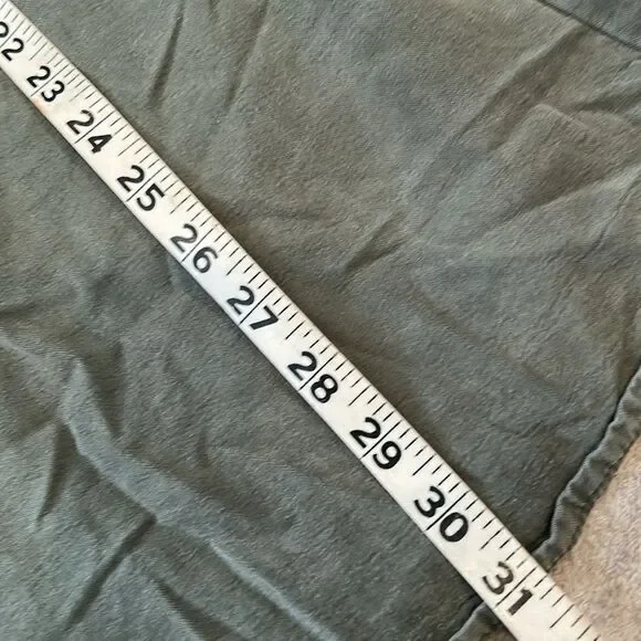 Topshop Dark Green Ruffle Mini Dress size 6 - Picture 5 of 6